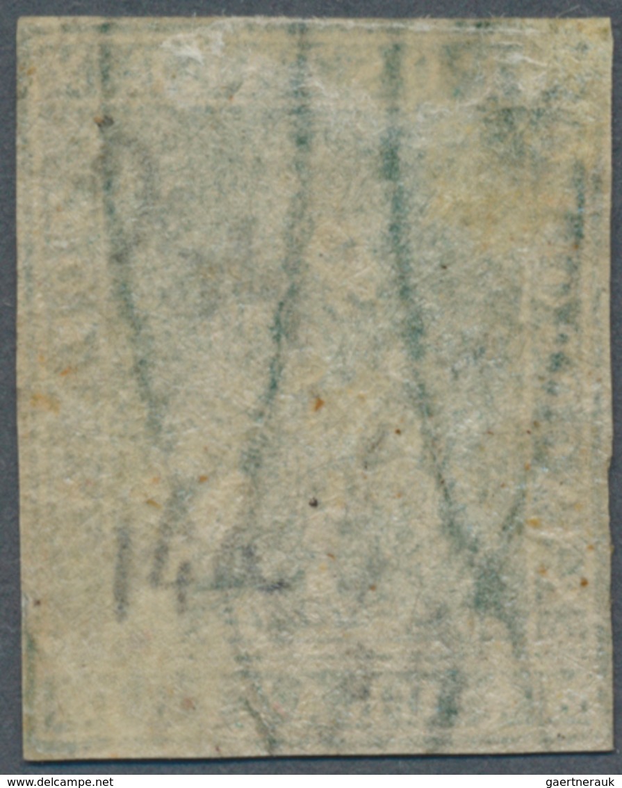 00911 Italien - Altitalienische Staaten: Toscana: 1857/59: 4 Crazie Green, Mint With Original Gum, Repaire - Toscana