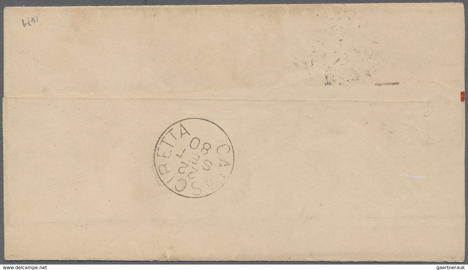 00951 Italien: 1879, 20 Cent. Orange "Umberto I" With Double Perforation At Both Horizontal Sides On Small - Storia Postale