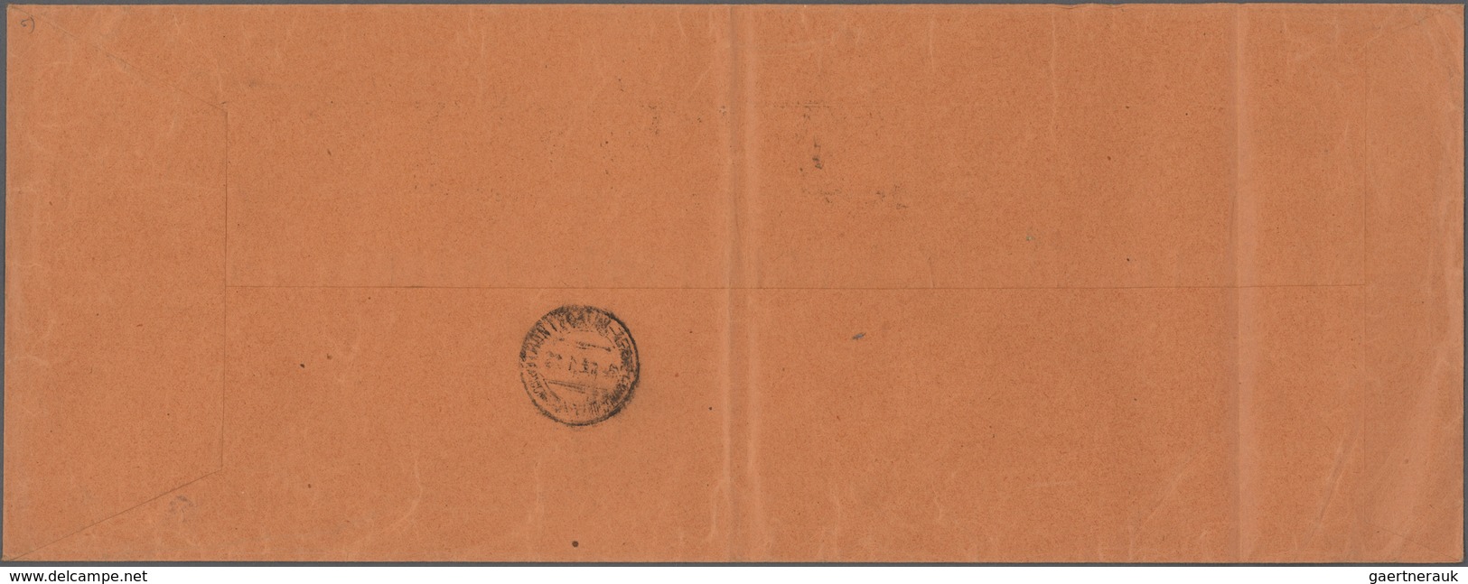 00963 Italien: 1926/1931, Bank Correspondance "CASSA DI RISPARMIO DI LUCCA", Group Of Five Highly Franked - Marcophilia