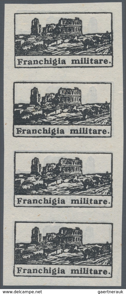 01001 Italien - Militärpostmarken: Feldpost: 1943, Military Mail, Issue For Tunisia, Imperforated Stamp Wi - Posta Militare (PM)