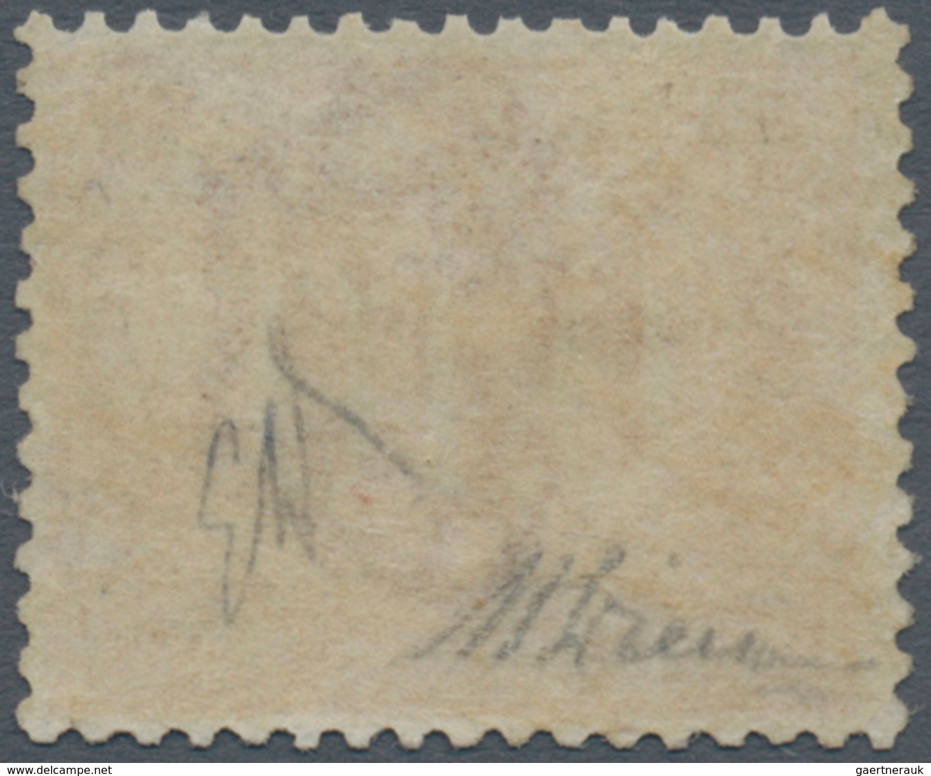 01004 Italien - Portomarken: 1869, 10 Cents Brown Orange, MNH, Slightly Repaired, Excellent Centering. Sig - Segnatasse