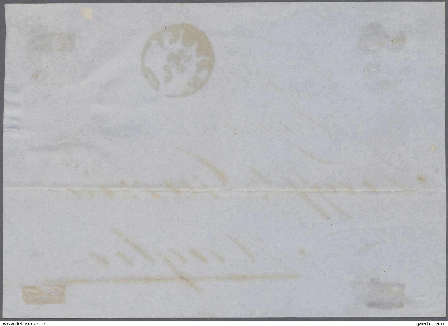 01053 Italien - Besonderheiten: 1864, Front Of A Cover From Naples To Maglie Franked With The Naples 2 Gra - Non Classificati