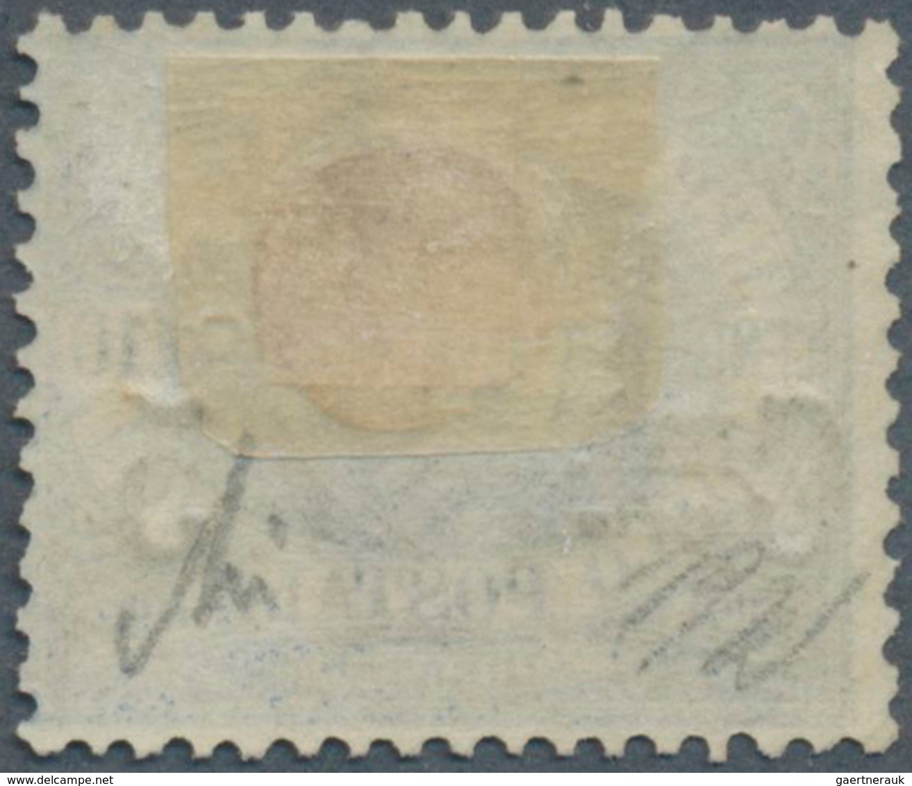 01069 San Marino: 1892, "Cmi 5" On 10 C Ultramarin, Unused With Original Gum In Perfect Condition, Signed - Ongebruikt