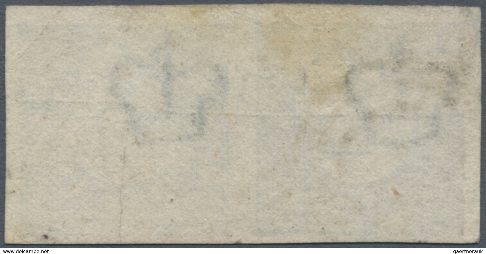 01118 Dänemark: 1852 2 R.B.S. Blue From 2nd (Thiele) Printing, HORIZONTAL PAIR Of Sheet Pos. 93+94, Used A - Cartas & Documentos