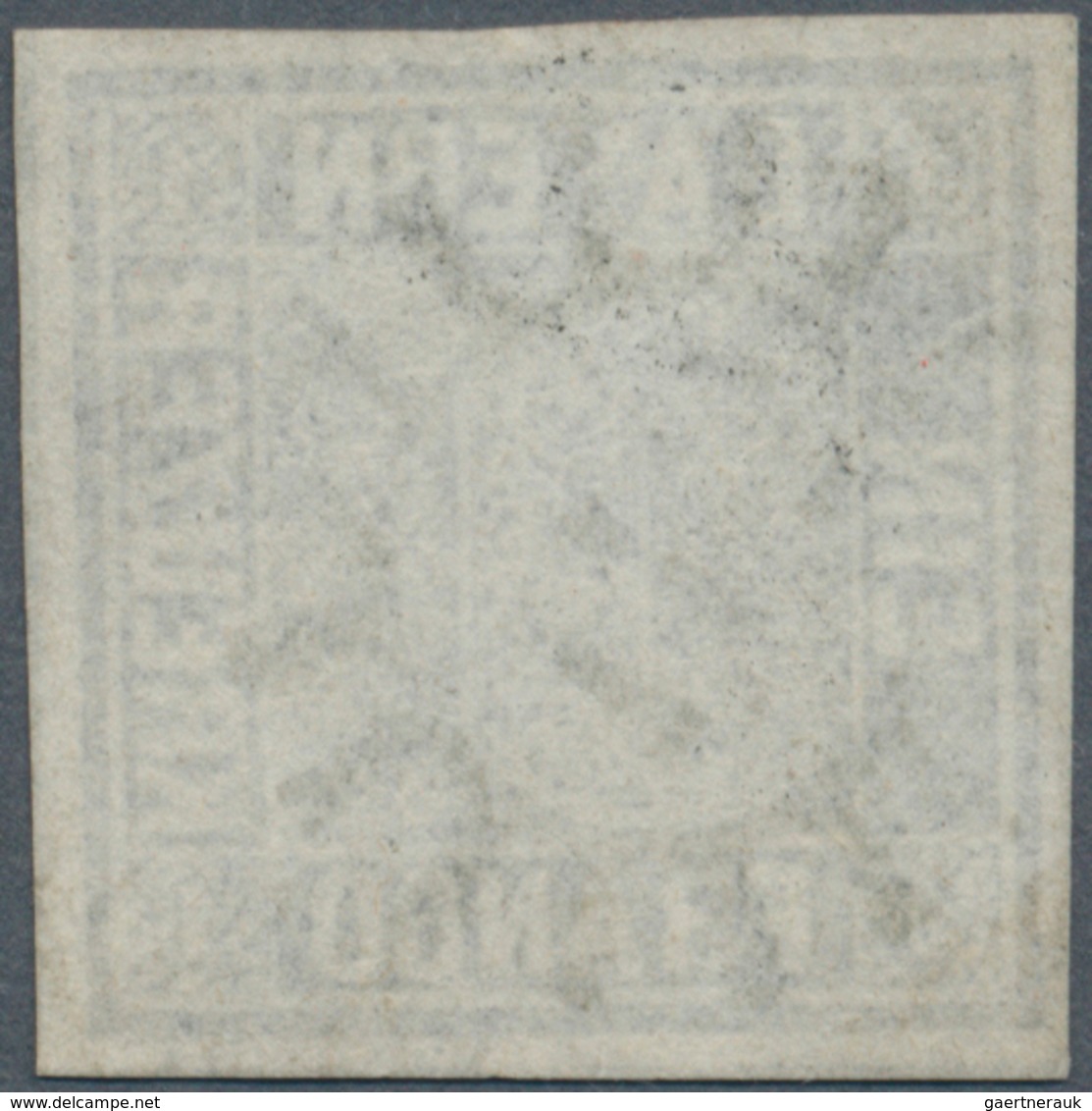 01163 Bayern - Marken Und Briefe: 1849, Schwarzer Einser 1 Kr. Schwarz, Platte 1 Mit GMR "115" (Grünwald, - Sonstige & Ohne Zuordnung