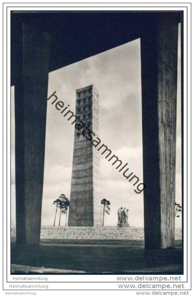 Sachsenhausen - Oranienburg - Gedenkstätte - Mahnmal - Foto-AK 1961 - Oranienburg