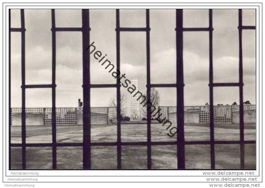 Sachsenhausen - Oranienburg - Gedenkstätte - Mahnmal - Appellplatz - Foto-AK 1961 - Oranienburg