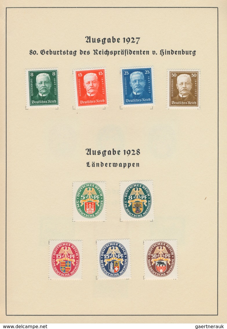 01275 Deutsches Reich - Weimar: 1925 - 1932, Reichspostheft Zum Welttelegraphen- Und Weltfunkkongreß Mit D - Unused Stamps