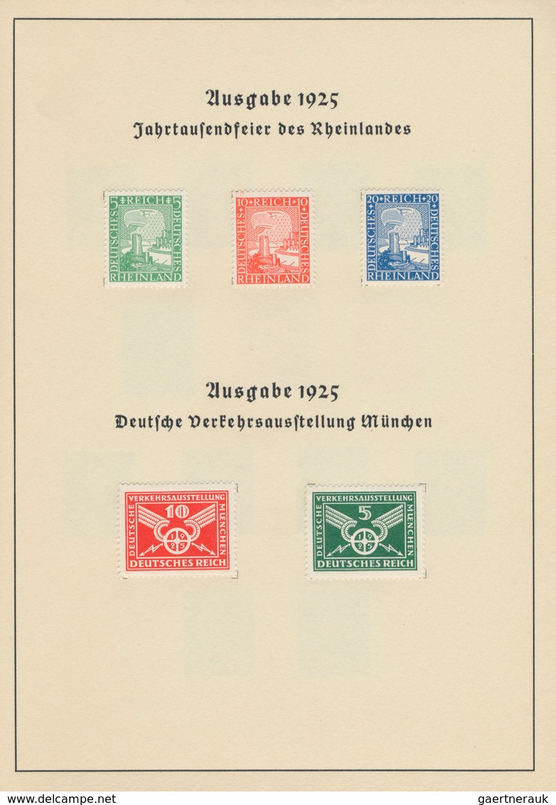 01275 Deutsches Reich - Weimar: 1925 - 1932, Reichspostheft zum Welttelegraphen- und Weltfunkkongreß mit d