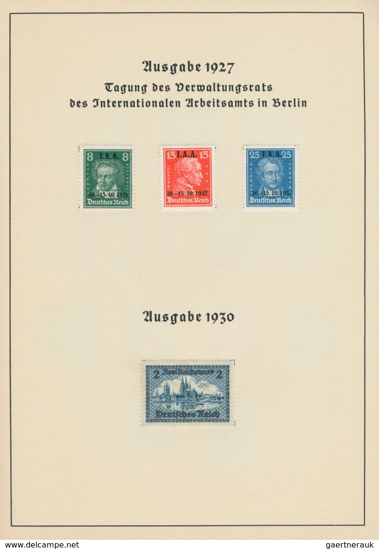 01275 Deutsches Reich - Weimar: 1925 - 1932, Reichspostheft zum Welttelegraphen- und Weltfunkkongreß mit d