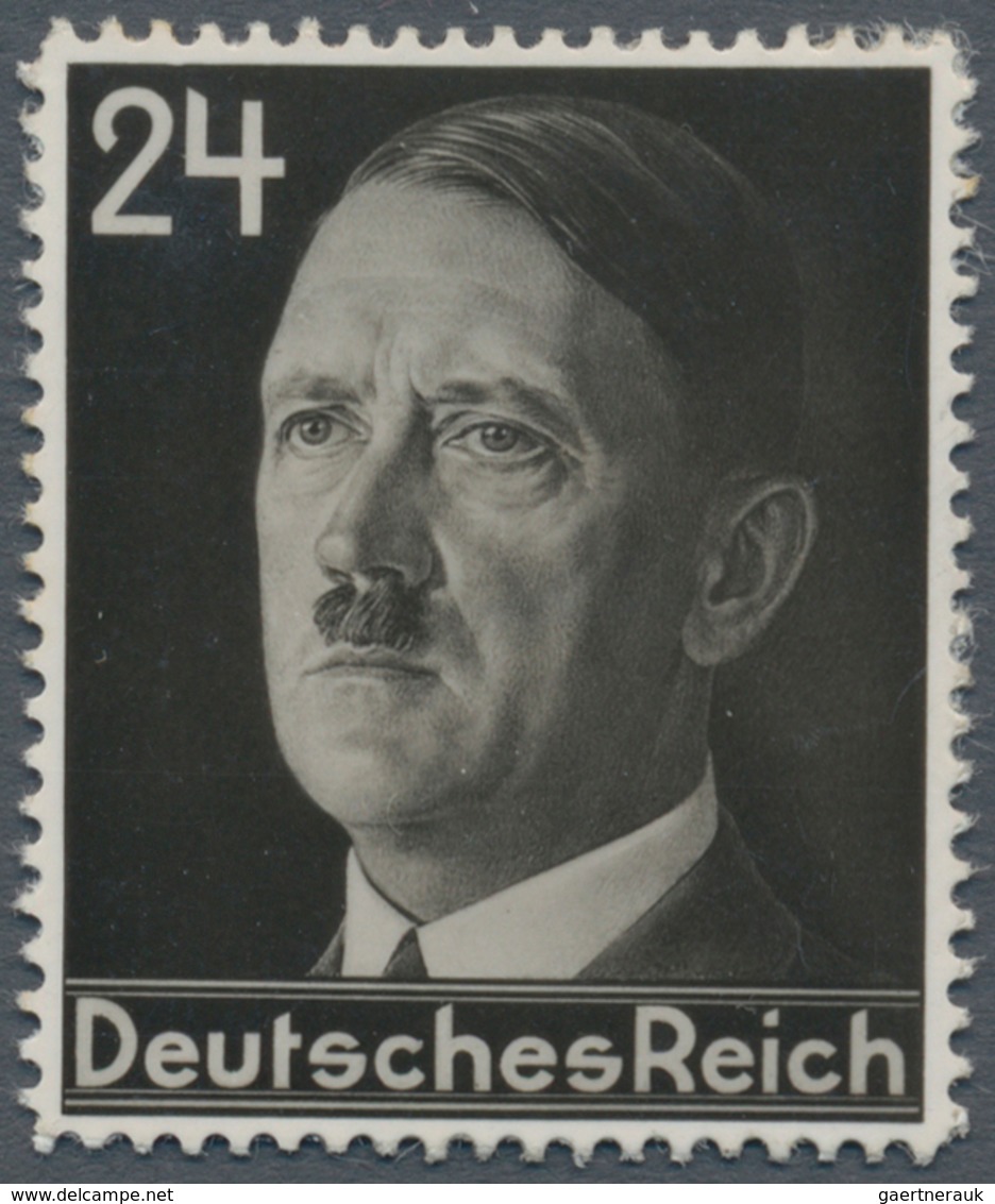 01279 Deutsches Reich - 3. Reich: 1941, Freimarke Hitler 24 (Pf), Fotoessay In Schwarz Für Eine Nicht Real - Unused Stamps
