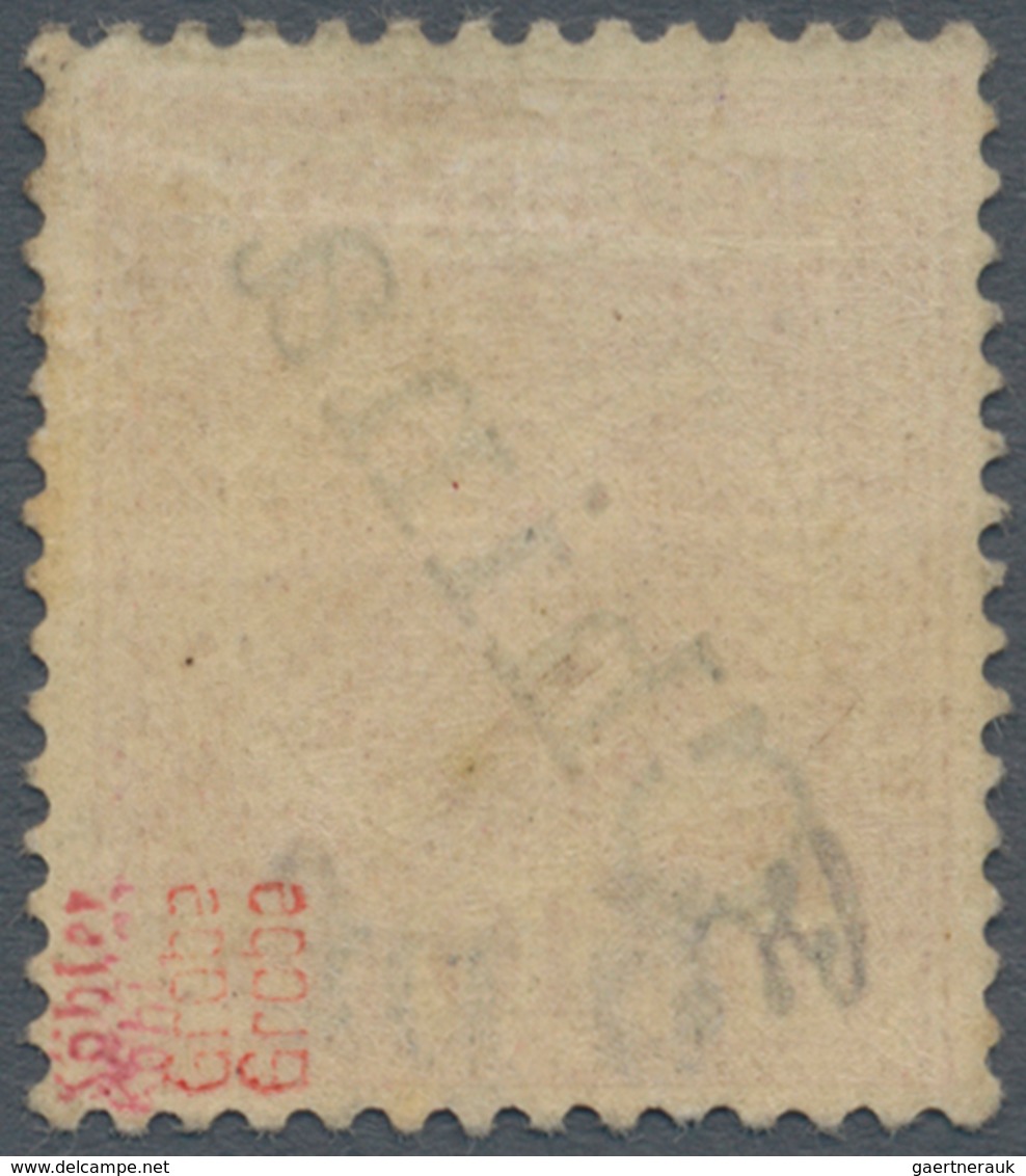 01283 Deutsche Post In China: 1900, 5 Pf Auf 10 Pf Krone/Adler, Sogenannte Futschau Ausgabe Mit Steilem Au - China (kantoren)