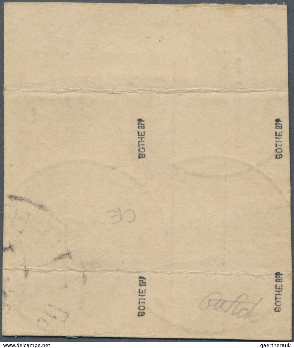 01284 Deutsche Post In China: 1901: Tientsin-Ausgabe 5 Pfg. Grün Mit Diagonalem Handstempelaufdruck "China - Chine (bureaux)