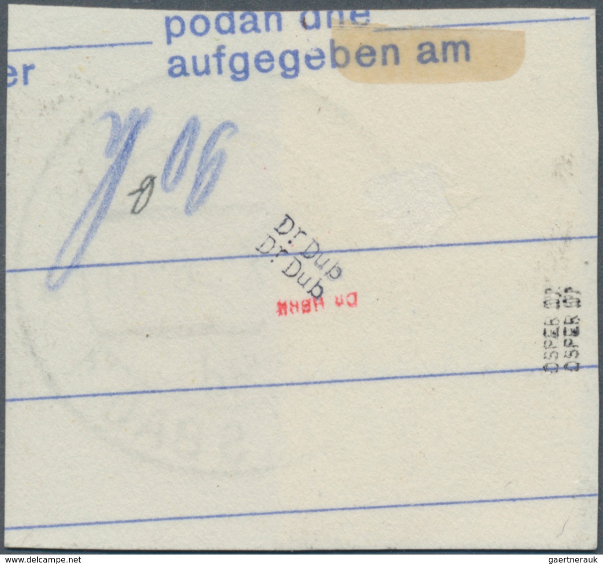 01328 Sudetenland - Karlsbad: 1938, Freimarke 2,50 K? "Landschaften", Dunkelgrauultramarin, Mit KOPFSTEHEN - Sudetenland