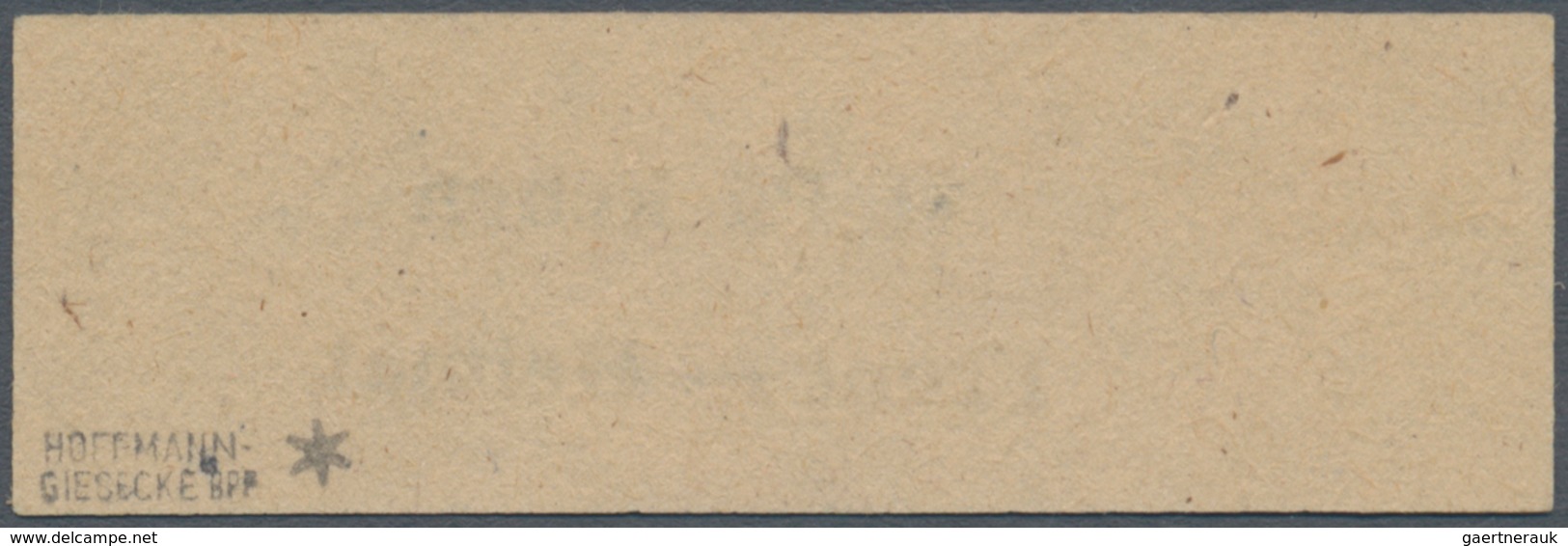 01409 Feldpostmarken: 1943, Kuban-Zulassungsmarke Für Feldpostpäckchen In Type I, Entwertet Mit Violettem - Andere & Zonder Classificatie