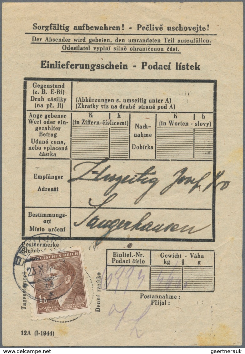 01417 KZ-Post: 1933/1945, sehr umfangreicher und detaillierter Sammlungsbestand mit ca. 260 Belegen im Bri