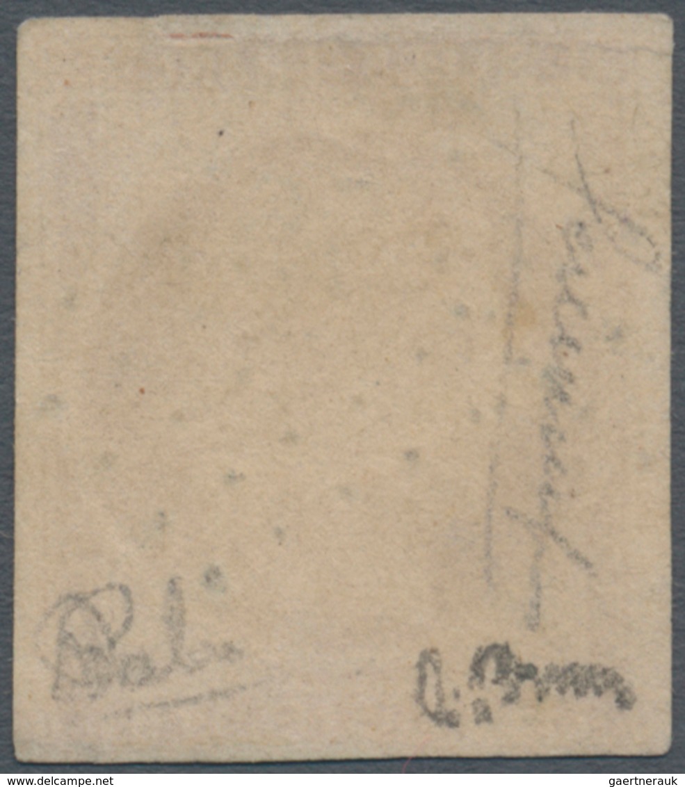 01448 Frankreich: 1849, Ceres 1fr. Vermillon, Deep Intense Colour, Close To Full Margins, Some Faults At T - Gebruikt