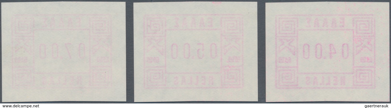 01501 Griechenland: 1979, (ATM Piloting Issue). One Of The Very First ATM Issues In The World That Has Bee - Brieven En Documenten