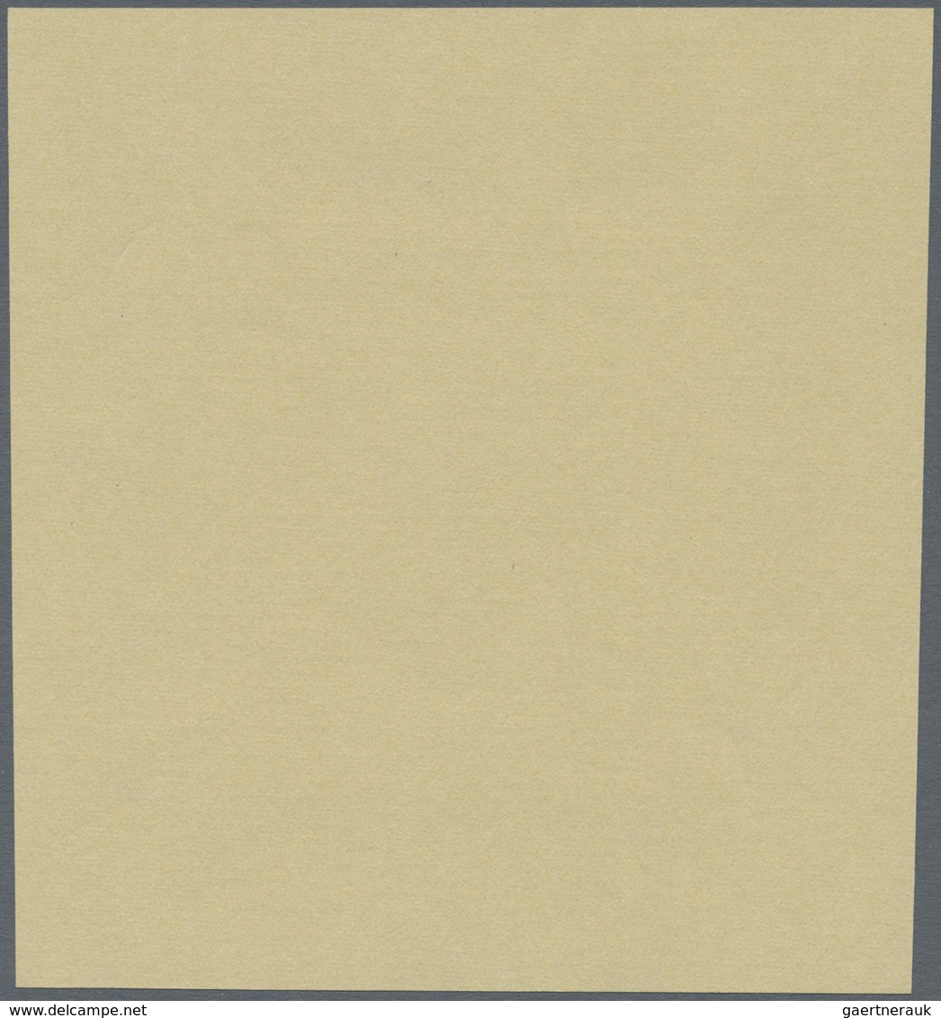 01569 Polen: 1952: Project Of An Unissued Stamp "Nikolaus Kopernikus" 80 Gr Dark Grey Blue, Signed By The - Lettres & Documents