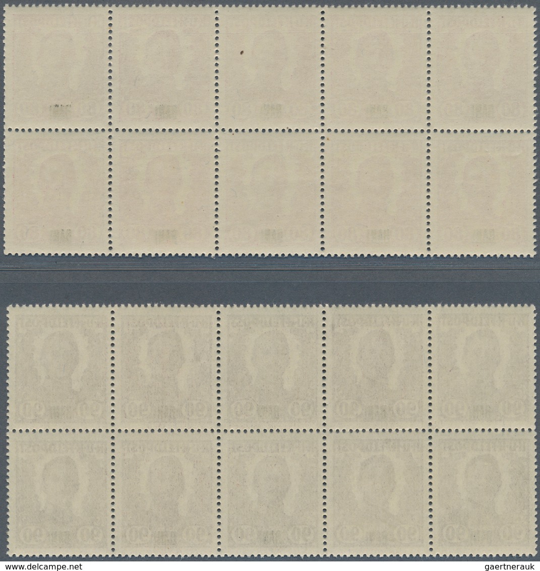 01589 Rumänien - Besonderheiten: 1918 UNISSUED Austrian-Hungarian Field Post 'King Karl I.' Set Overprinte - Autres & Non Classés