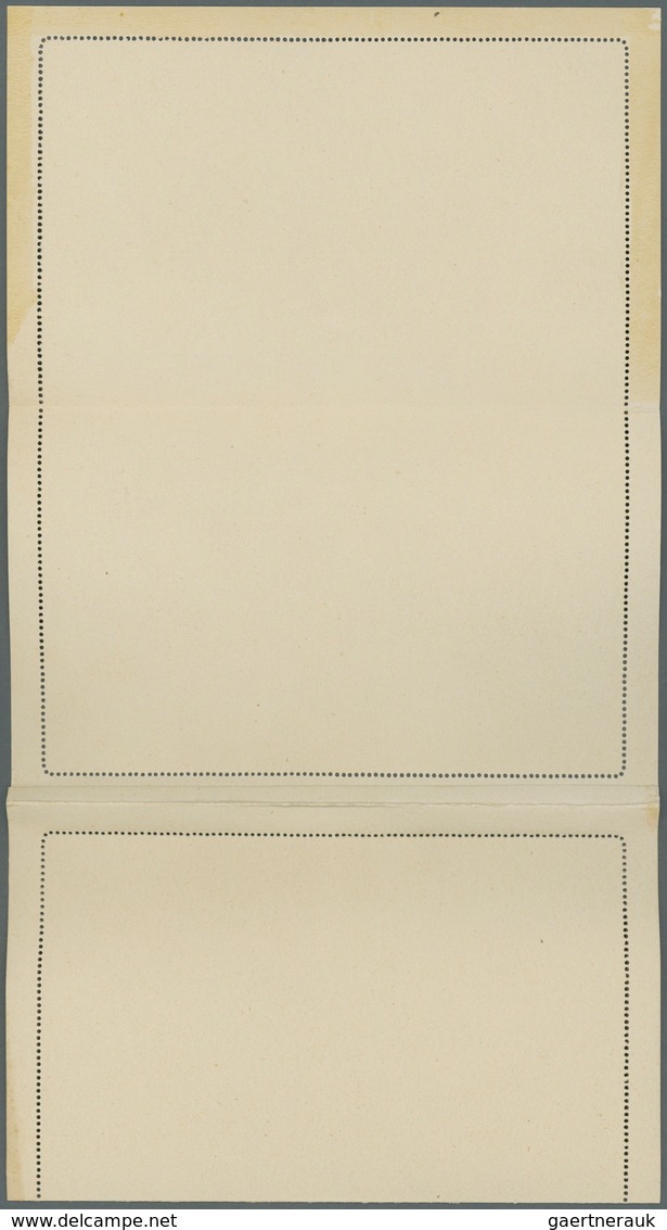 01605 Russland - Ganzsachen: 1906, PROOF Of Stationery Letter Card With Attached Response Part, Presented - Ganzsachen