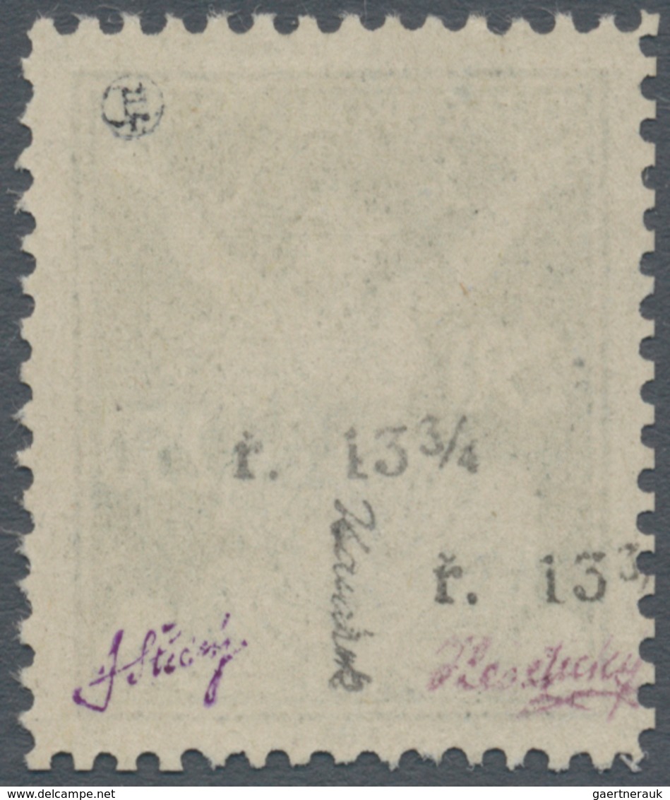 01719 Tschechoslowakei: 1919/1920, Definitives 250h. Blackish Green, Perf. 13¾, Unmounted Mint, Signed Kar - Briefe U. Dokumente