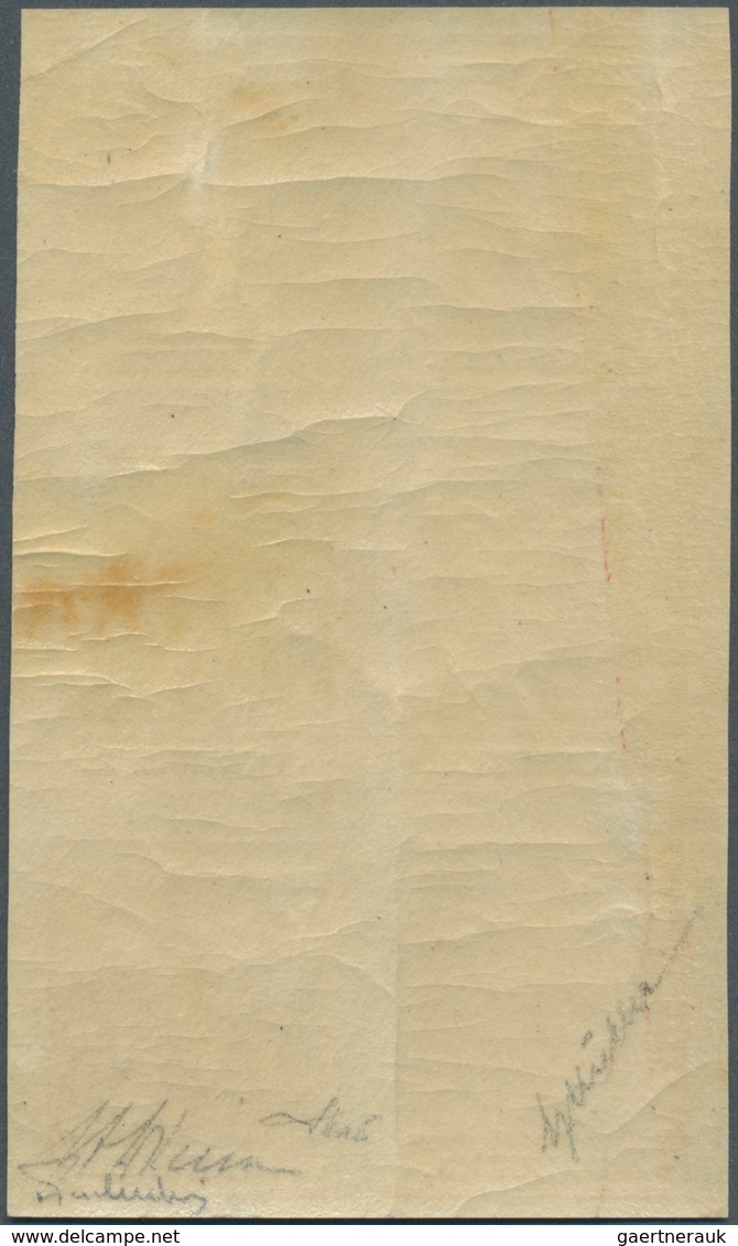 01807 Österreich: 1850/54: 3 Kreuzer Stumpfrosa, Maschinenpapier Type III C, Im Senkrechten Ungebrauchten - Neufs