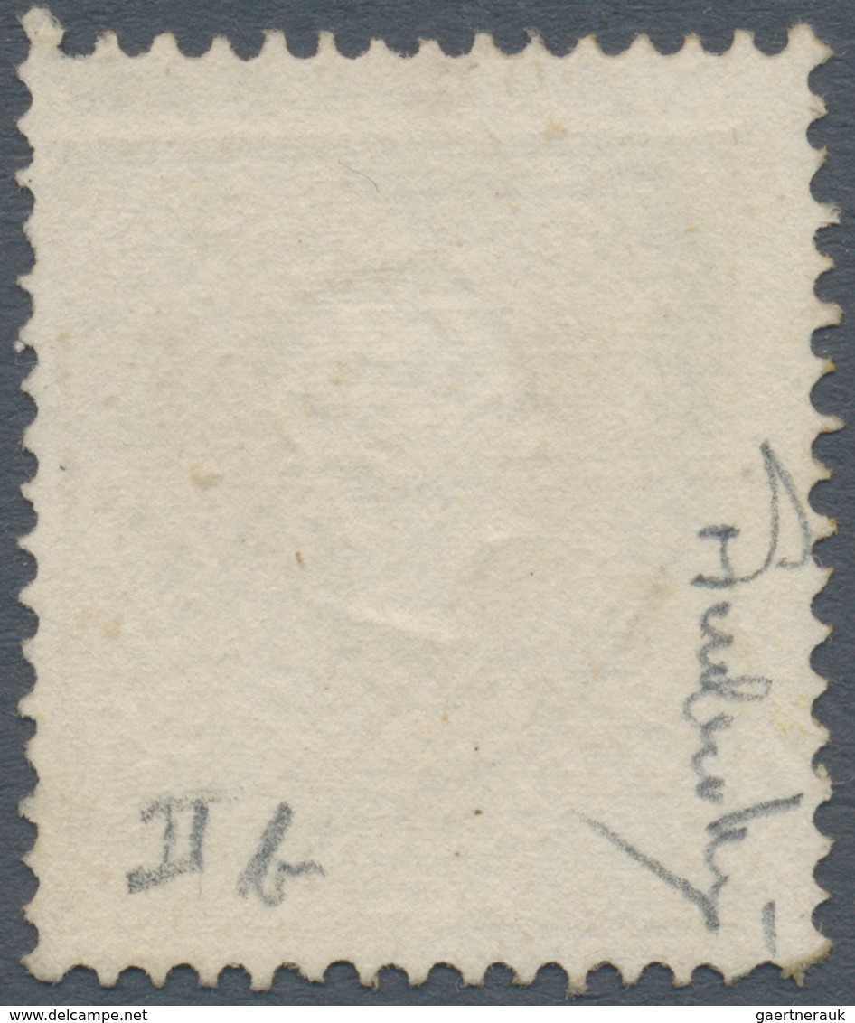 01825 Österreich: 1858, 2 Kreuzer Gelb, Type II, Mit Vorderseitigem DOPPELDRUCK, Letzterer Als FARBLOSER B - Unused Stamps