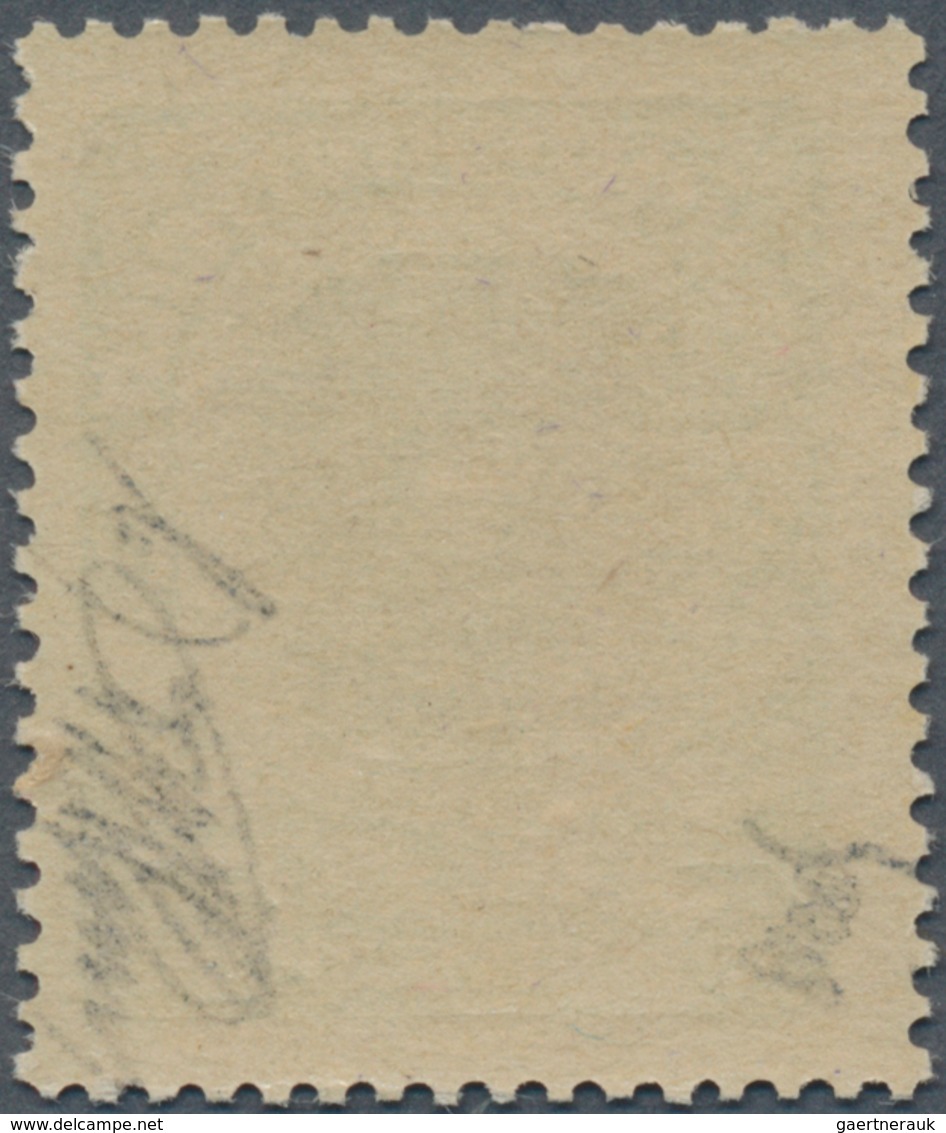 01852 Österreich: 1920, 3 Kr Dunkelgrün/schwarz Auf Dickem Grauen Papier, Tadellos Postfrisch, Signiert Wa - Unused Stamps