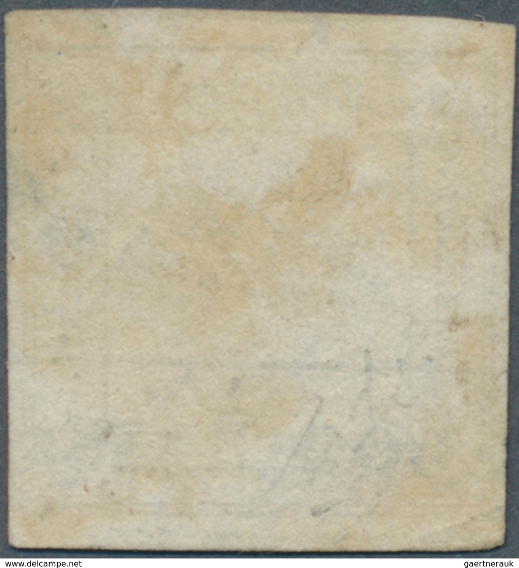 01900 Österreich - Lombardei Und Venetien - Zeitungsstempelmarken: 1859, 1 Kr Schwarz, Allseits Vollrandig - Lombardo-Vénétie