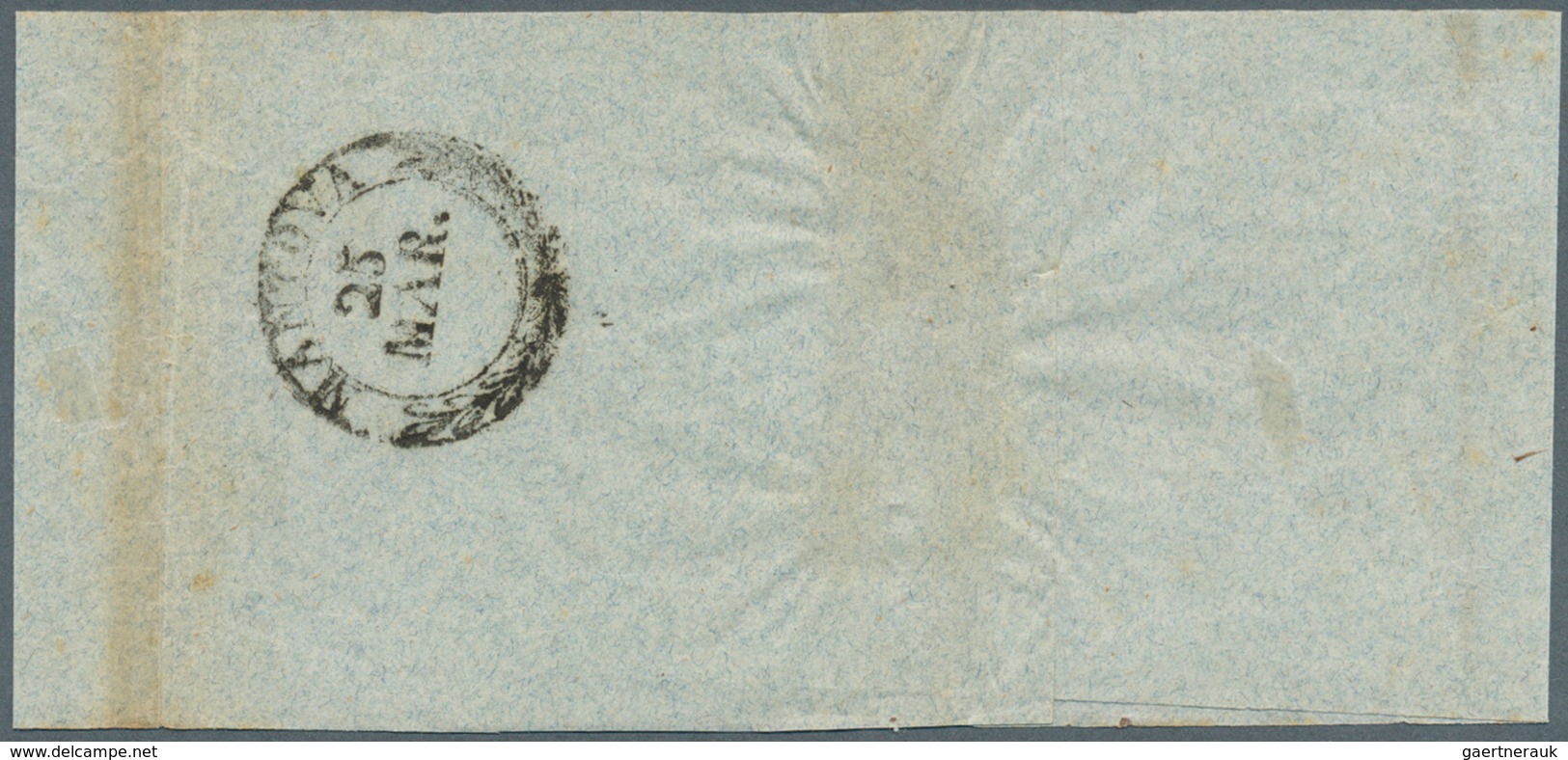 01907 Österreich - Lombardei Und Venetien - Stempel: "MANTOVA" (Lombardei-Venetien), Stummer Stempel, Type - Lombardo-Vénétie