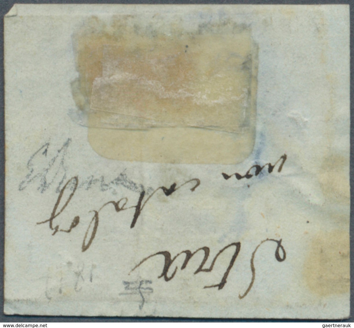 01915 Österreich - Lombardei Und Venetien - Stempel: 1850: STRA, Schreibschrift (Sassone R1) Auf 15 C Rand - Lombardy-Venetia