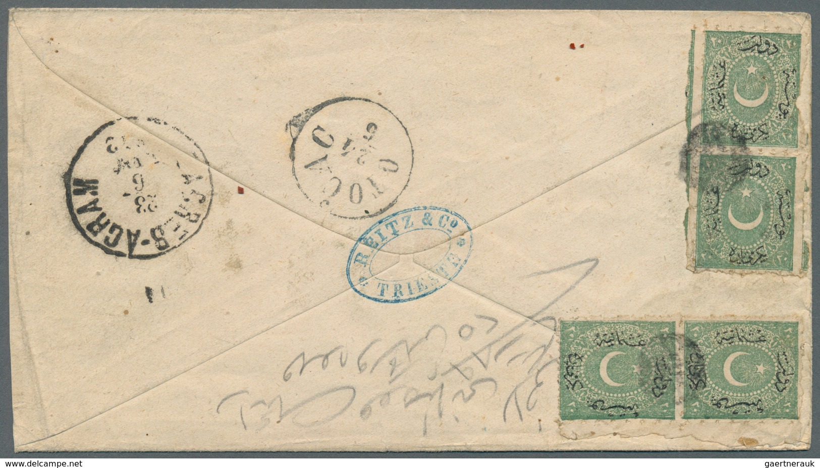 01935 Österreich - Besonderheiten: Bosnien Und Herzegowina - 1872, Lncoming Mail, Ganzsachenumschlag Öster - Other & Unclassified