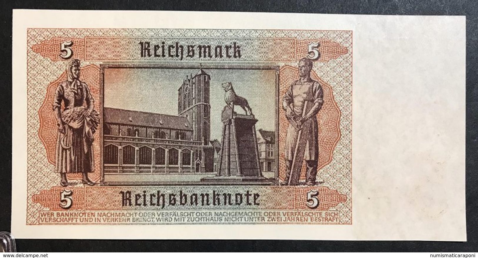 GERMANIA ALEMANIA GERMANY  5 MARK 1942 Q.fds   LOTTO 1991 - 5 Reichsmark