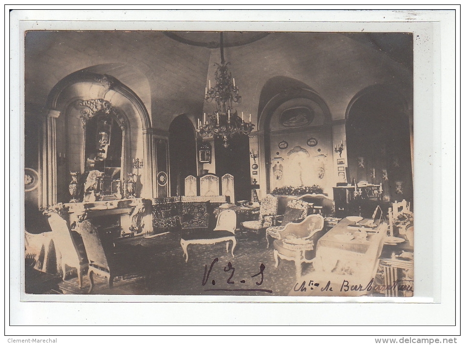 Environs De SAUVETERRE DE BEARN - CARTE PHOTO - Intérieur De Château - Très Bon état - Autres & Non Classés