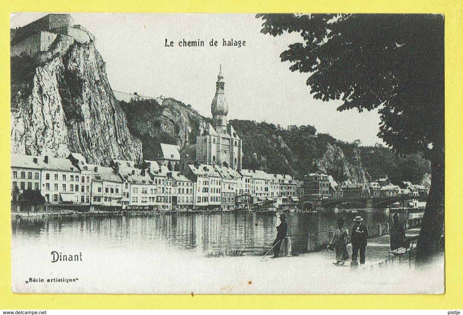 * Dinant (Namur - Namen - La Wallonie) * (Série Artistique) Le Chemin De Halage, Canal, Citadelle, Quai, Pont, Animée - Dinant