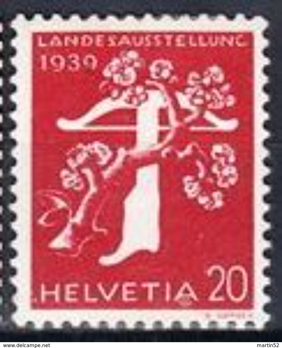 Schweiz Suisse 1939: RM MIT NUMMER O5035 LANDESAUSSTELLUNG Zu 230yR.01 Mi 346yR * MLH (Zu CHF 30.00 - 50%) - Rollen