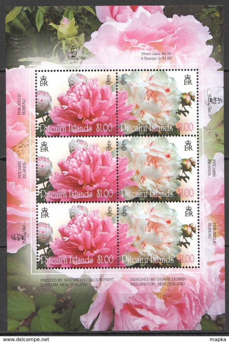 N953 PITCAIRN ISLANDS FLORA FLOWERS 1KB MNH - Other & Unclassified