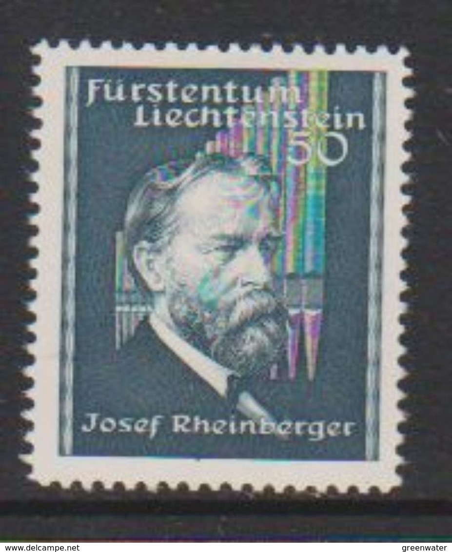 Liechtenstein 1939 Josef Rheinberger 1v * Mh (=mint, Hinged) (39552C) - Ongebruikt