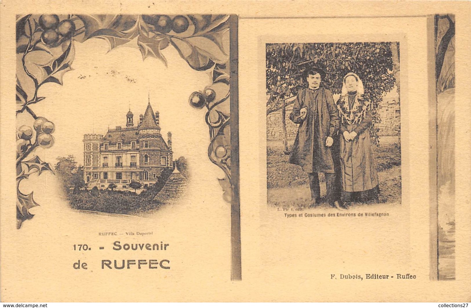 16-RUFFEC- SOUVENIR - Ruffec