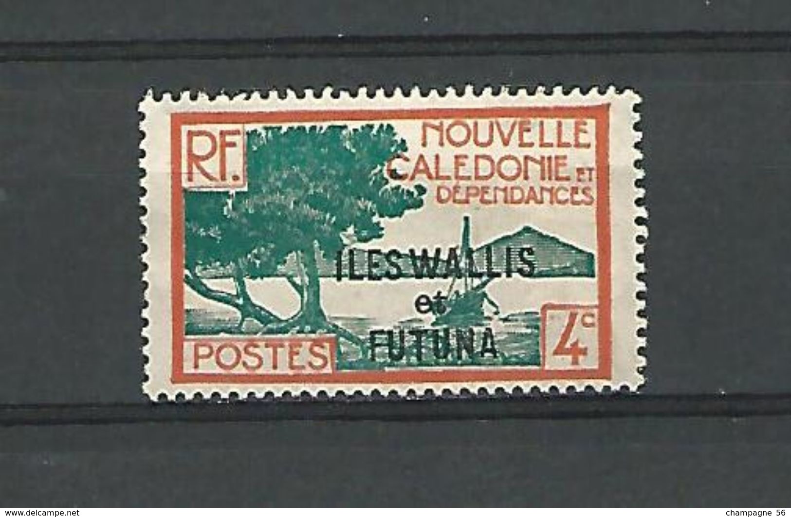 VARIÉTÉS 1930 / 1938 N° 45 NOUVELLE CALÉDONIE SURCHARGE A  4C NEUF DOS CHARNIÈRE - Unused Stamps