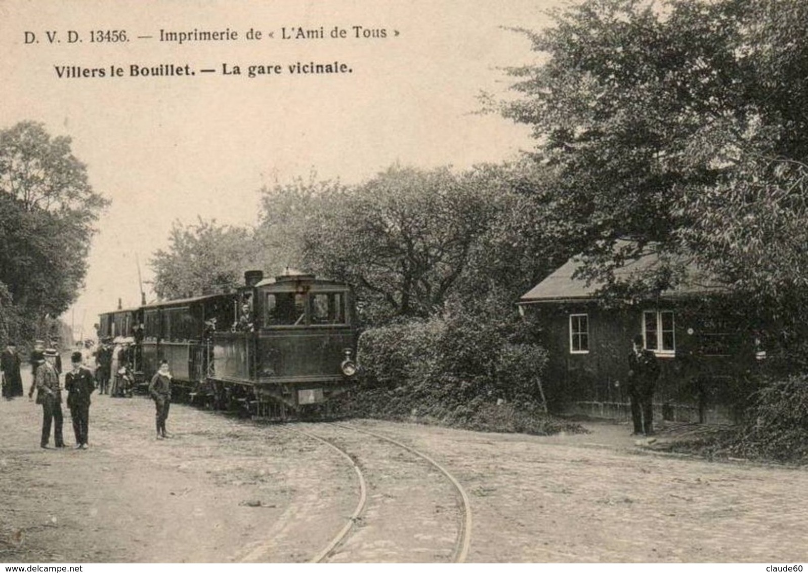 REPRODUCTION VILLERS LE BOUILLET LIEGE  TRAM - Villers-le-Bouillet