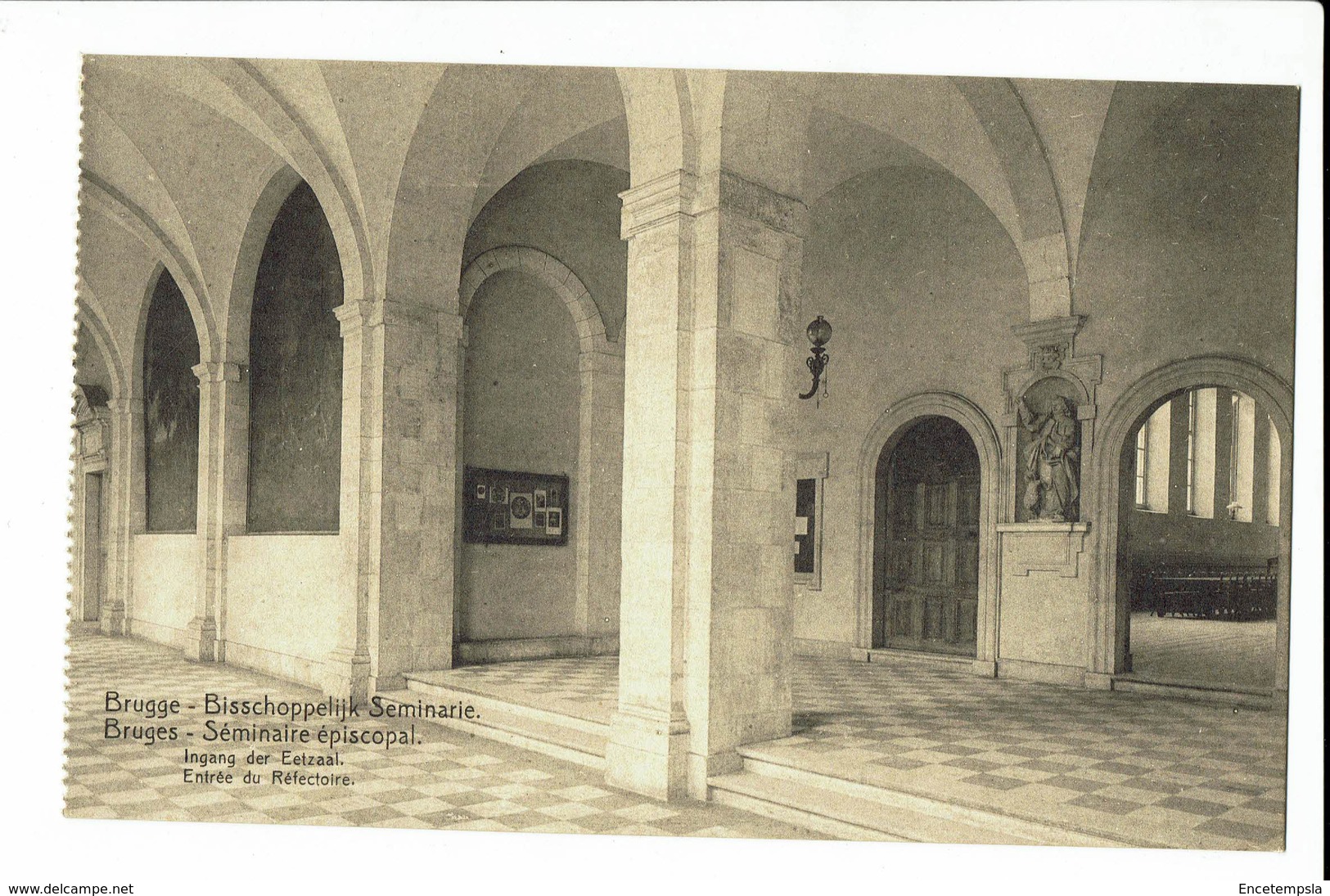 CPA - Carte Postale - Belgique - Brugge -Séminaire Episcopal -Entrée Du Réfectoire S1257 - Brugge