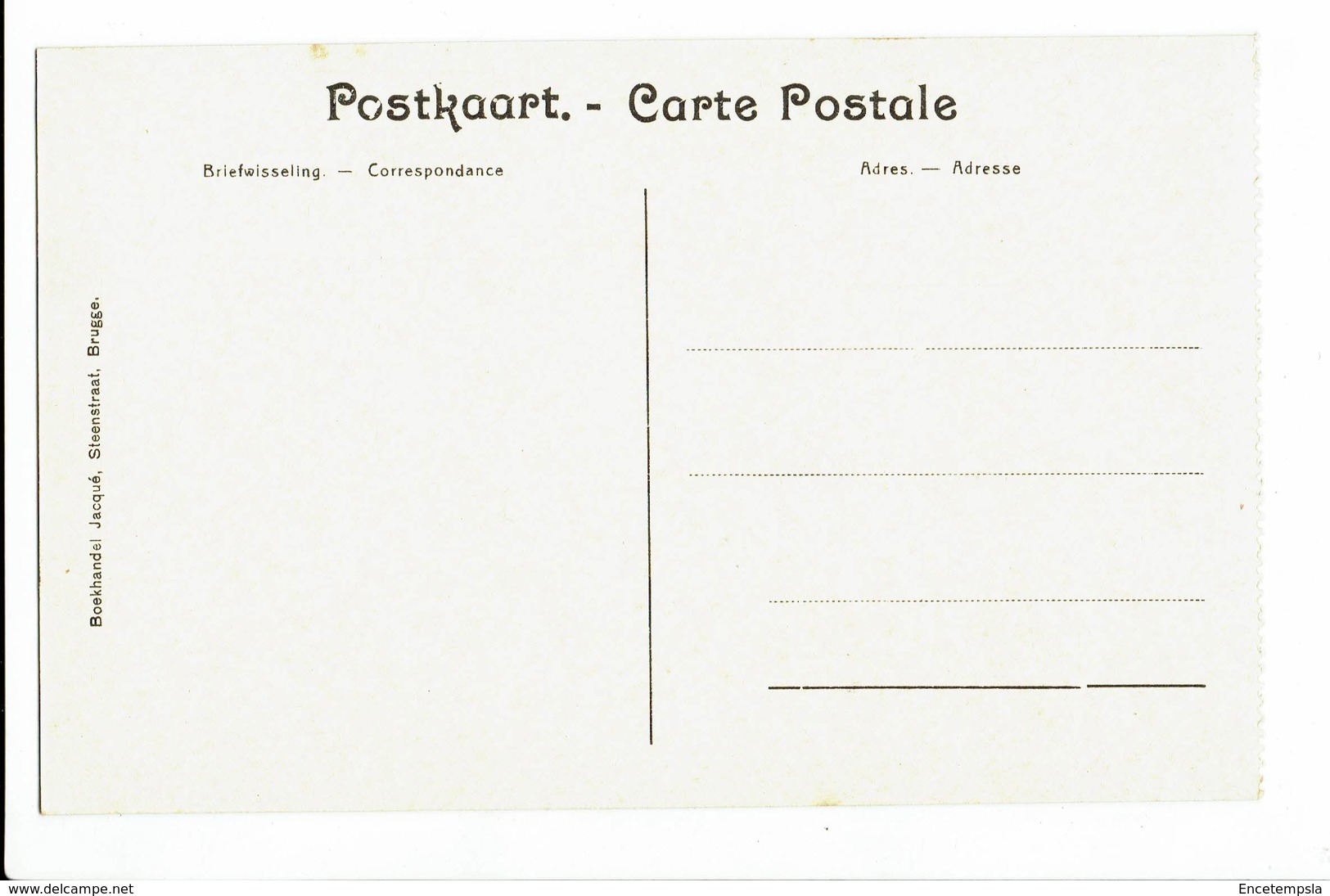 CPA - Carte Postale - Belgique - Brugge -Séminaire Episcopal -Entrée Du Réfectoire S1257 - Brugge