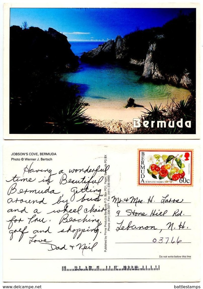 Bermuda 1980‘s Postcard Jobson’s Cove - Bermuda