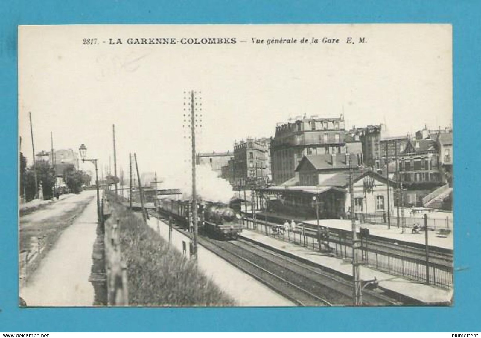 CPA 2817 Chemin De Fer Train Gare De LA GARENNE-COLOMBES 92 - La Garenne Colombes