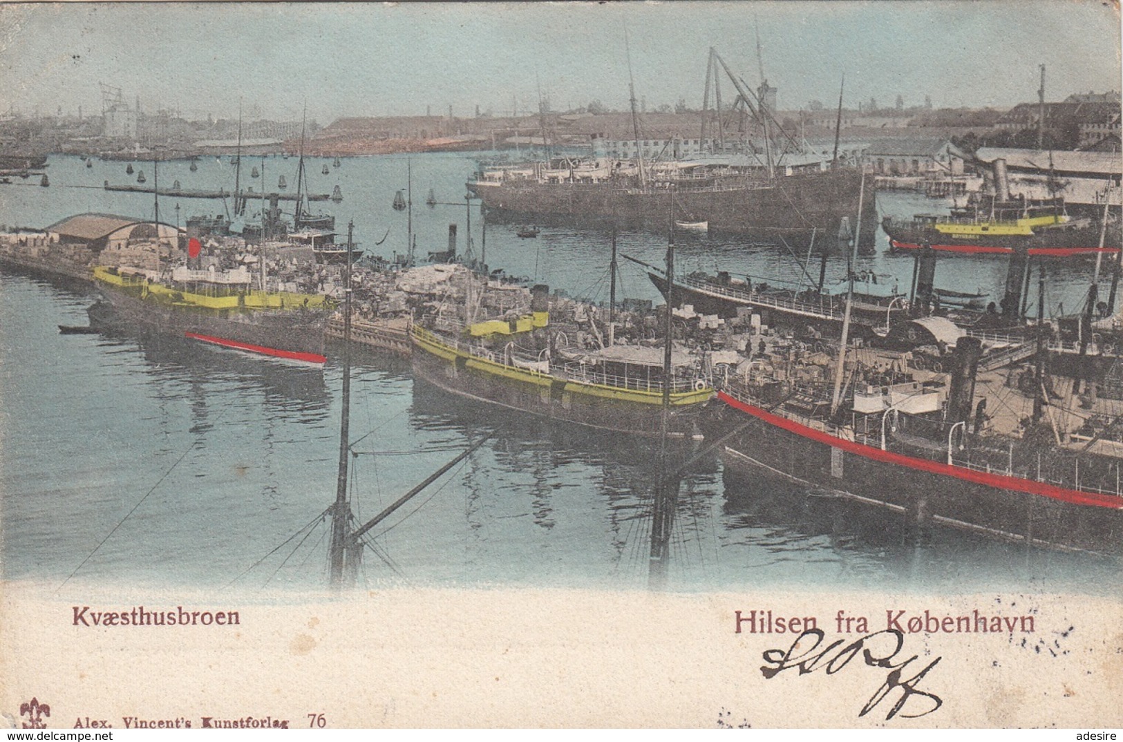 Hilsen Fra KOPENHAVN, Gel.1903, Gute Erhaltung - Dänemark