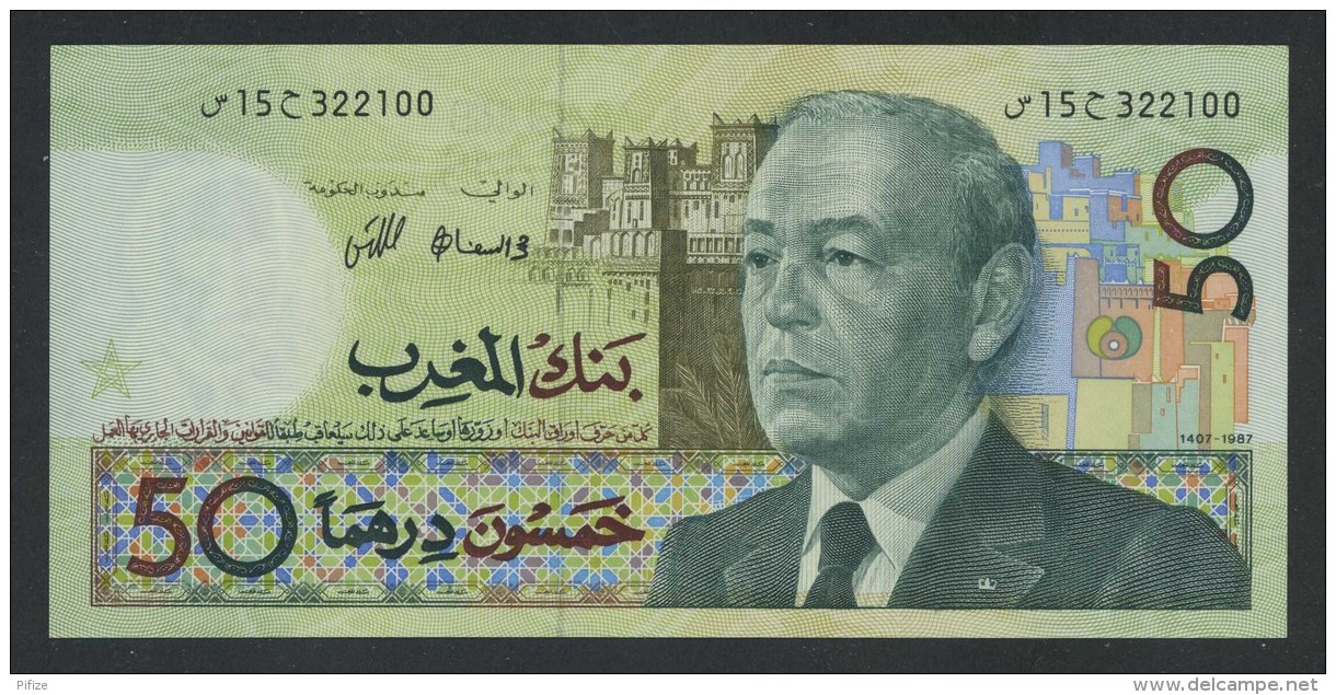 (Maroc) 50 Dirhams 1987 . - Maroc