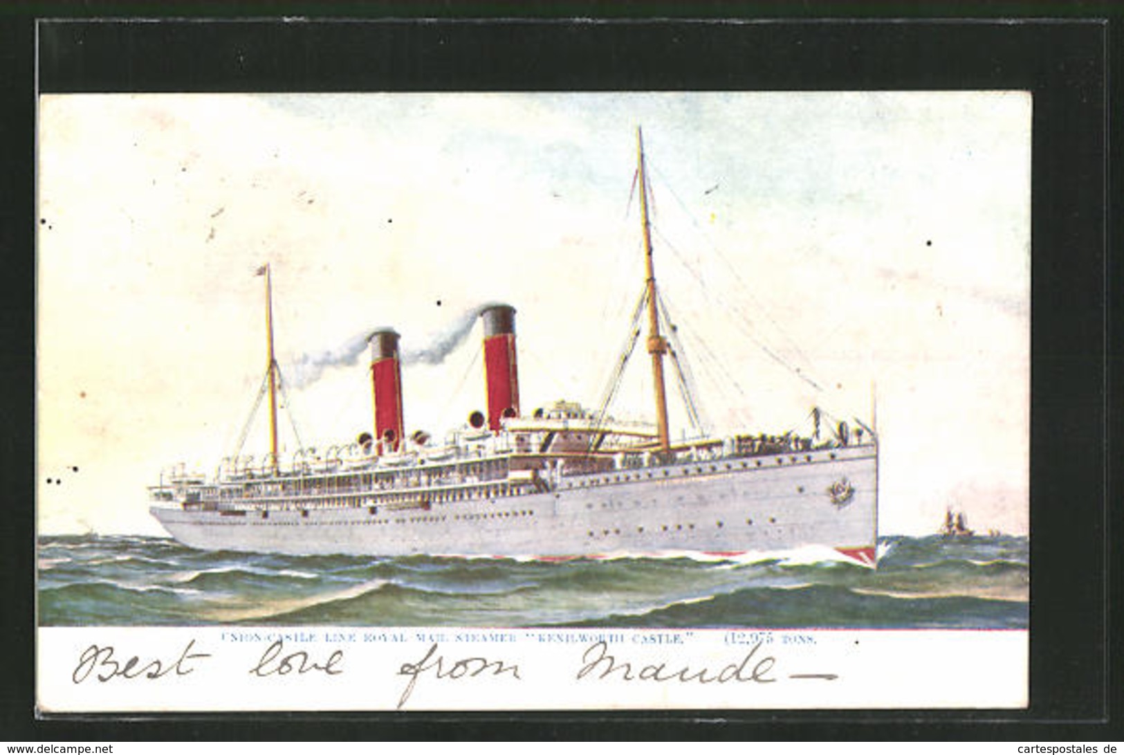 CPA Passagierschiff "Kenilworth Castle", Union Castle Line - Paquebots