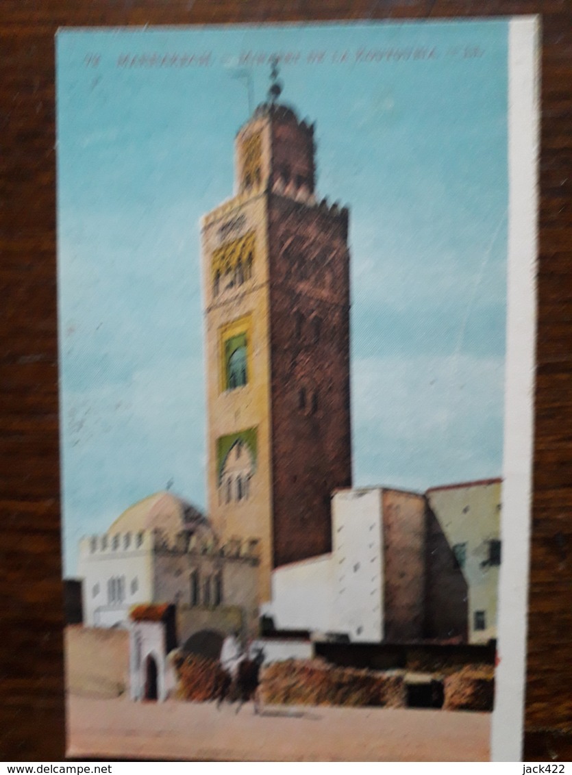 L6/94 Maroc. Marrakech. Minaret De La Koutoubia - Marrakech